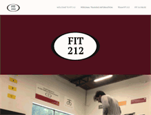 Tablet Screenshot of fit212maine.com
